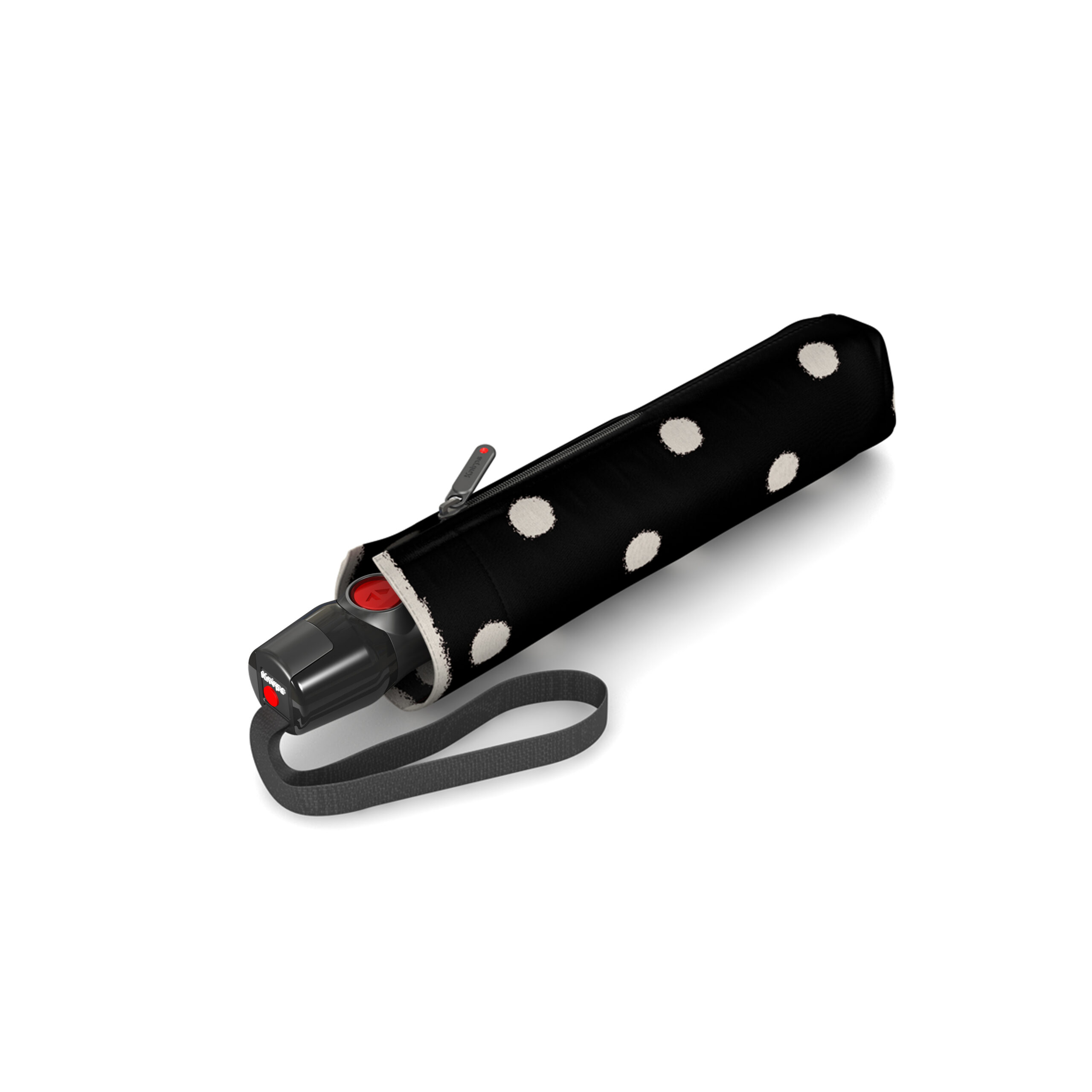 Knirps T.200 Duomatic paraplu | Automatische stormparaplu dot art black dicht