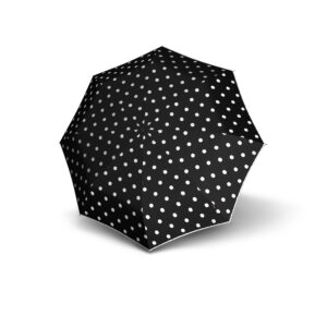 Knirps T.200 Duomatic paraplu | Automatische stormparaplu dot art black open
