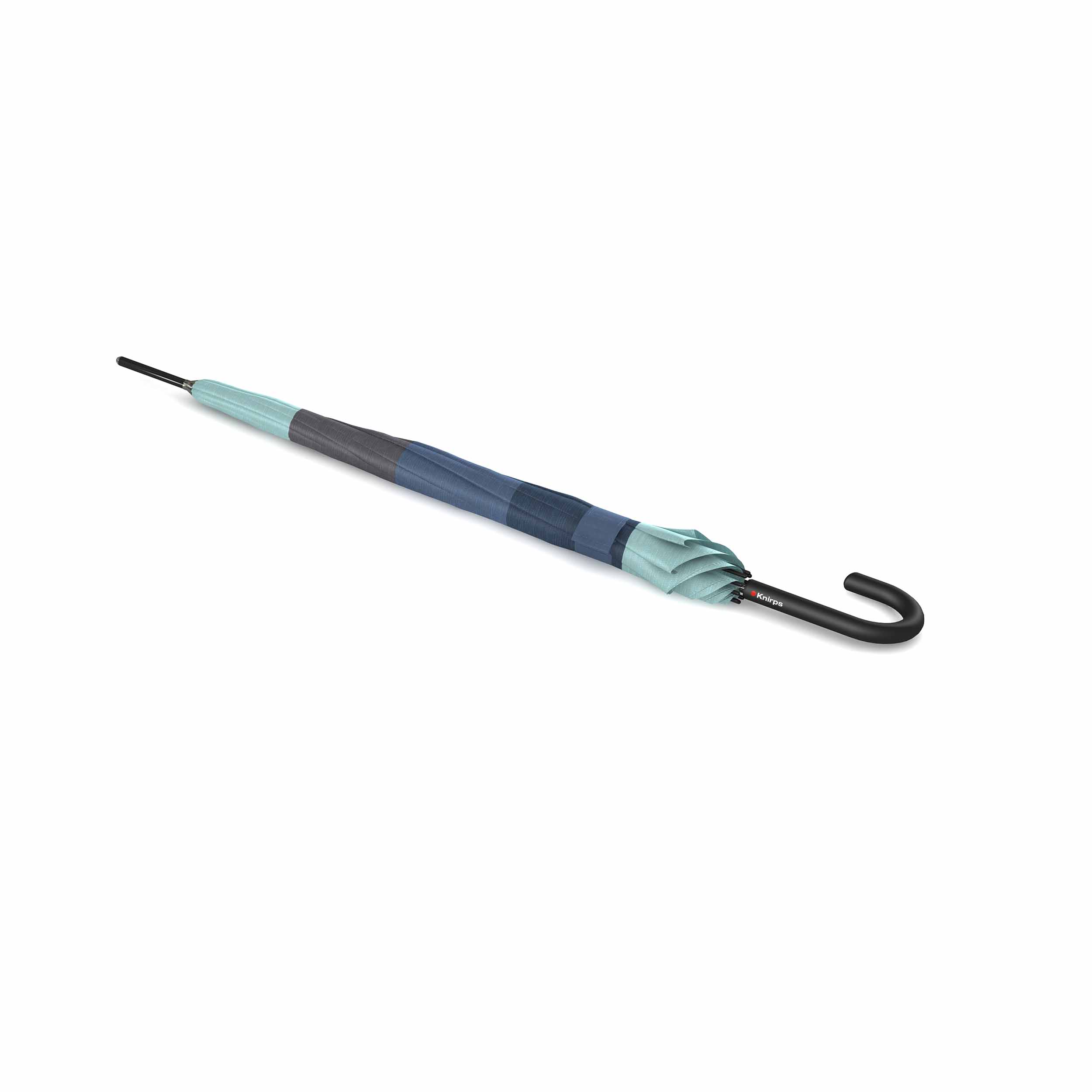 Knirps T.760 Stick Automatic paraplu classic blue dicht