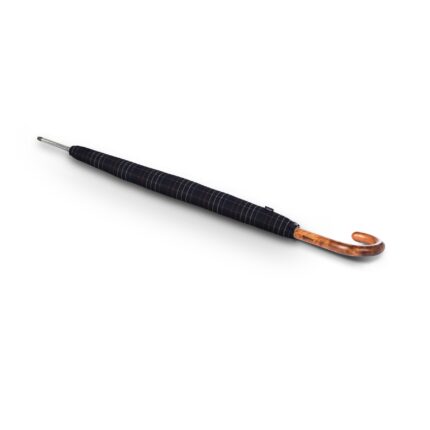 Knirps T.771 Long Automatic paraplu check black dicht