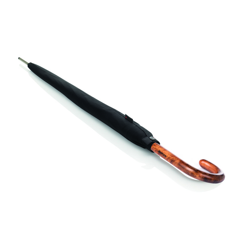 Knirps T.771 Long Automatic paraplu zwart dicht