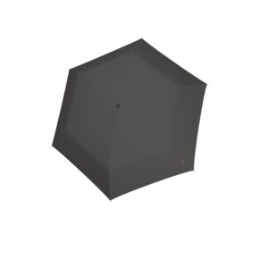 Knirps U.200 Ultra Light Duomatic paraplu dark grey open