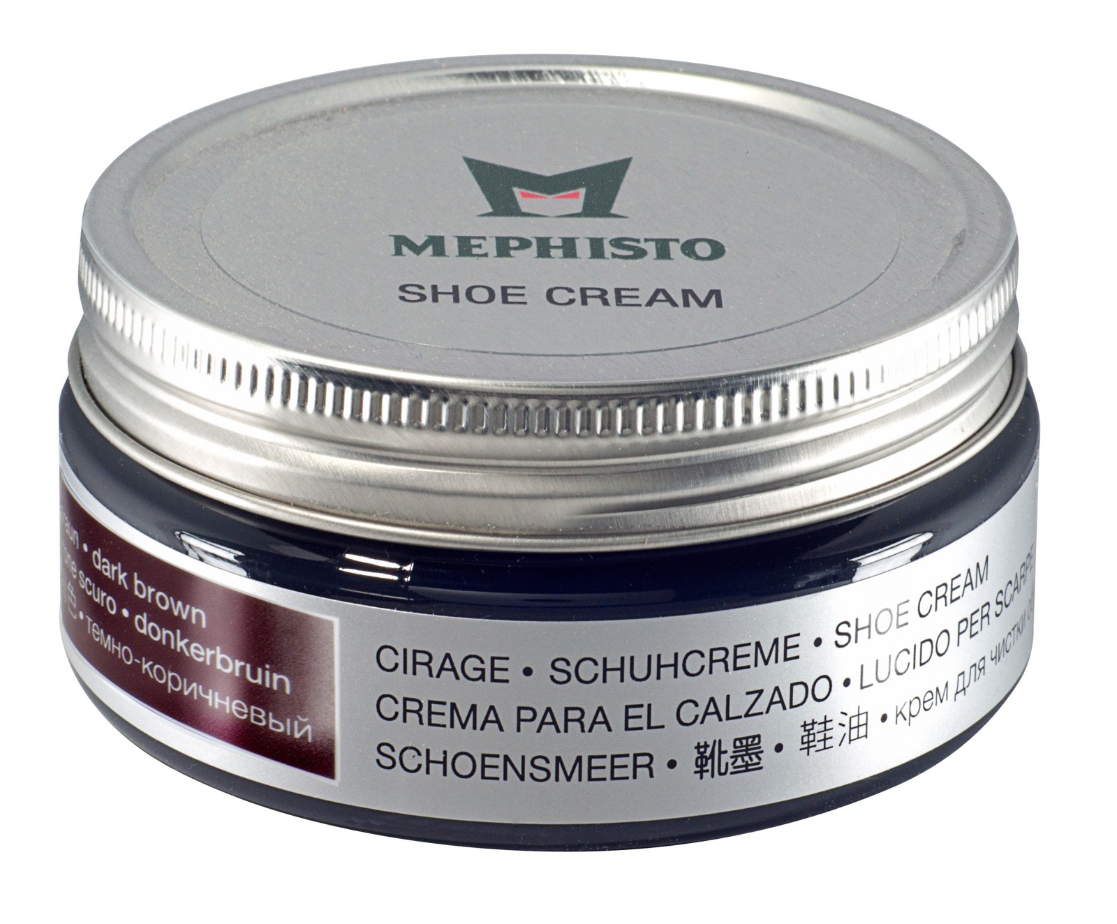 Mephisto Schoensmeer 100 ml | Kleurcrème voor glad leer donkerbruin