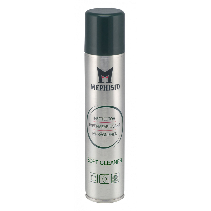 Mephisto Soft Cleaner reinigt leer, suède, nubuck en textiel op milde wijze. Voor schoenen met één of meerdere materialen.