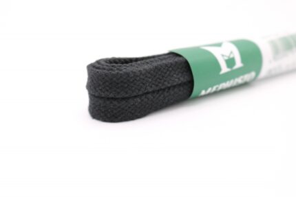 Mephisto veters plat 90 cm | Platte veters zwart voorkant