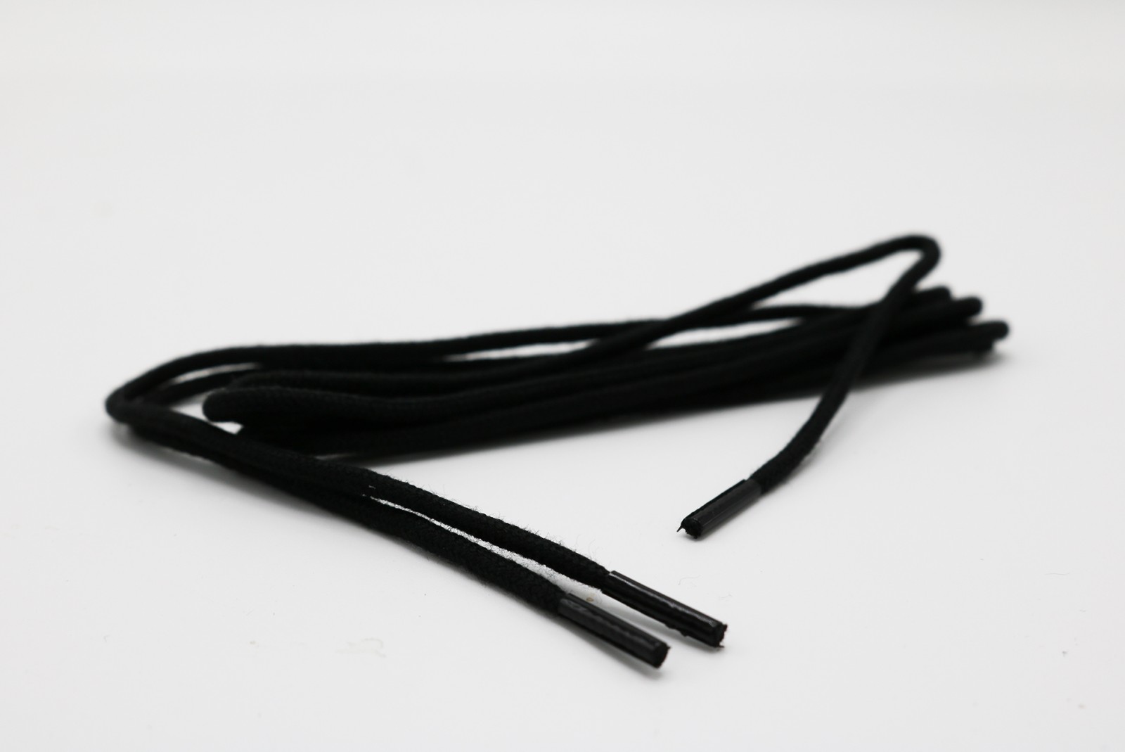 Mephisto ronde dunne schoenveters 90 cm 2 mm bruin uiteinde