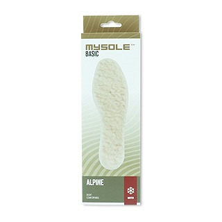 Mysole Basic Alpine | Wollen zool tegen koude voeten in verpakking