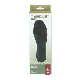 Mysole Basic Arctic | Lamsvacht voor warme voeten in verpakking