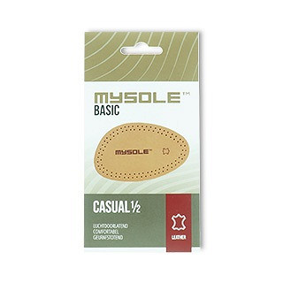 Mysole Basic Casual 1/2 | Halve leren inlegzool