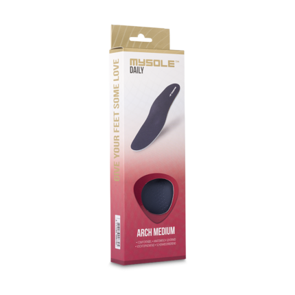 Mysole Daily Arch Medium inlegzool | Normale voetboog in verpakking