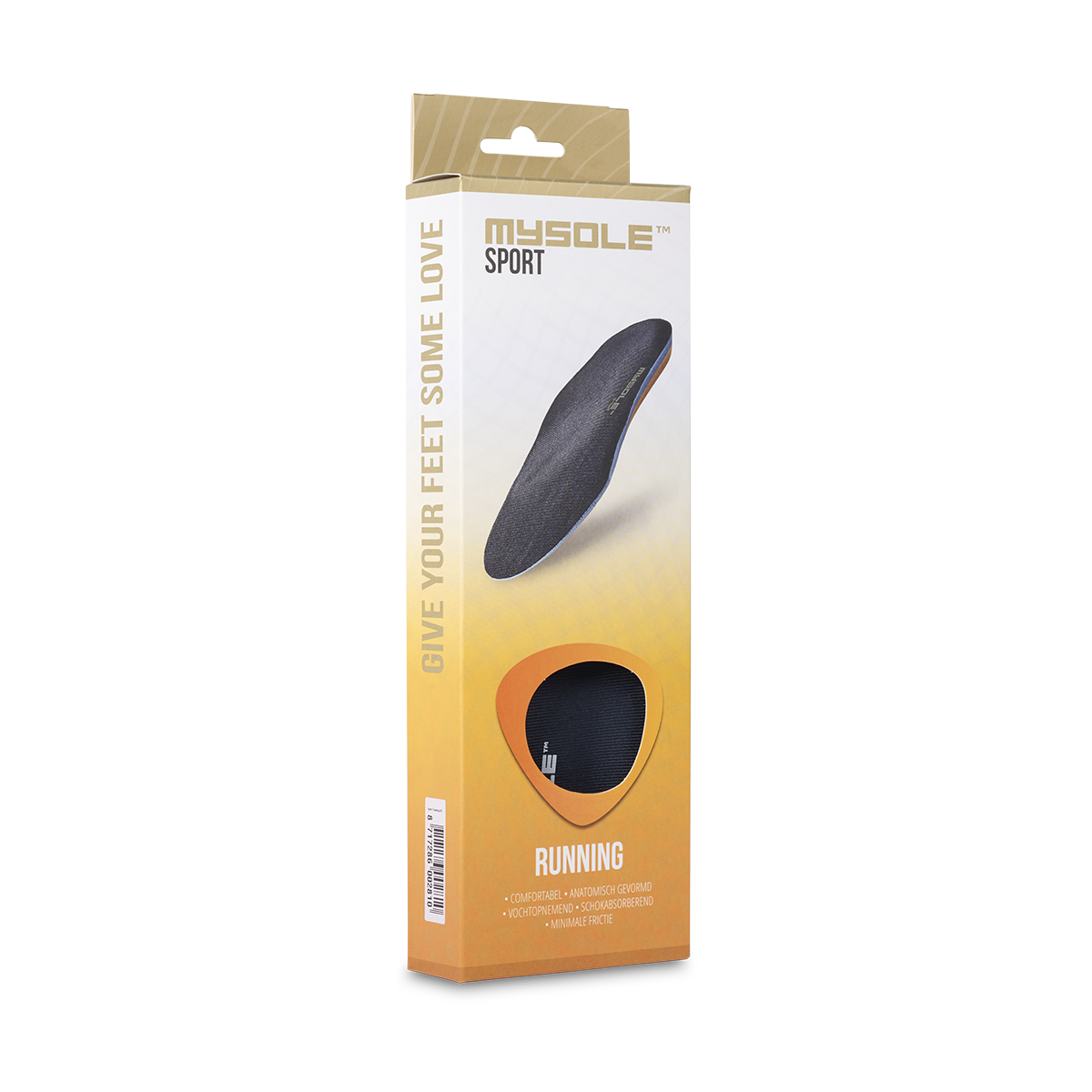 Mysole Sport Running inlegzool | Voor hardlopers in verpakking