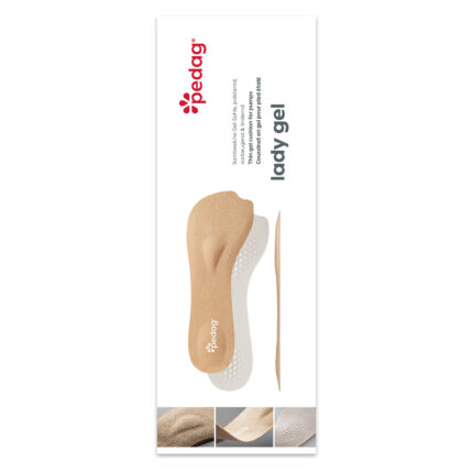 Pedag Lady Gel inlegzool | Gelzool voor hoge hakken in verpakking