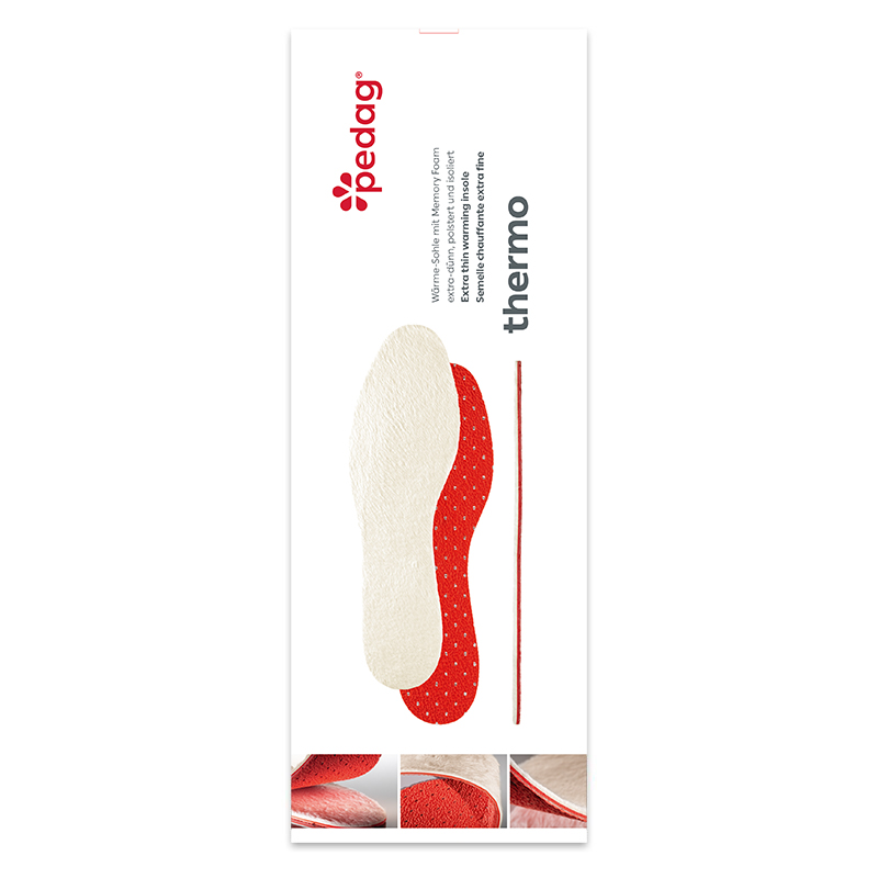 Pedag Thermo inlegzool | Extra dunne winterzool in verpakking