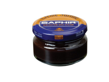 Saphir Crème Surfine schoenpoets 50 ml | Glad leer donkerbruin