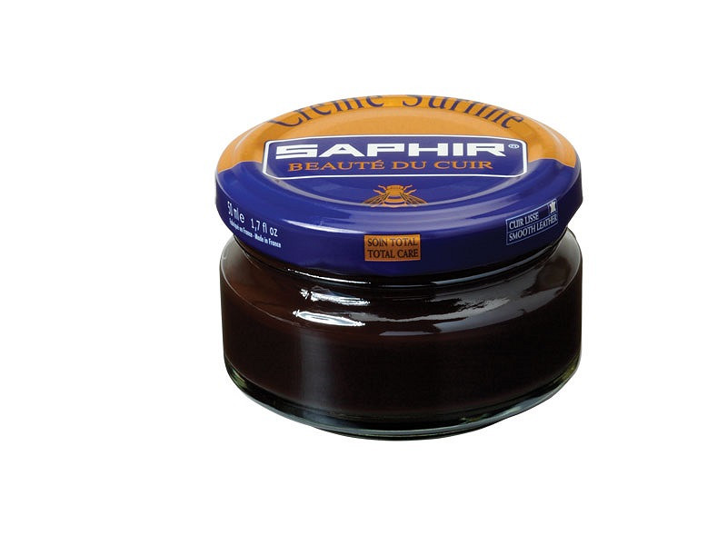 Saphir Crème Surfine schoenpoets 50 ml | Glad leer donkerbruin