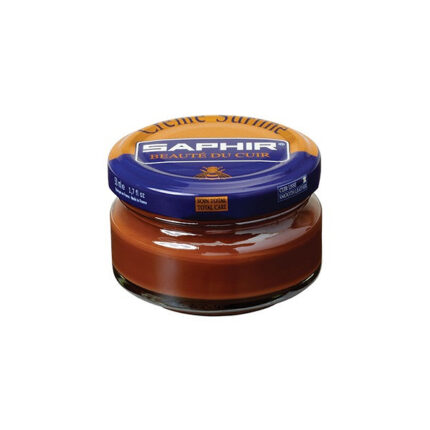 Saphir Crème Surfine schoenpoets 50 ml | Glad leer cognac