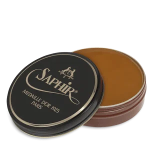 Saphir Pâte de Luxe 50 ml | Schoenwas voor glans lichtbruin