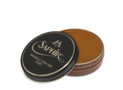 Saphir Pâte de Luxe 50 ml | Schoenwas voor glans lichtbruin