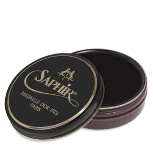 Saphir Pâte de Luxe 50 ml | Schoenwas voor glans donkerbruin