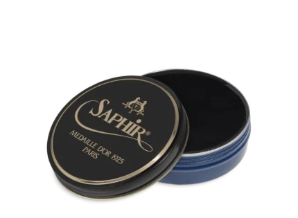 Saphir Pâte de Luxe 50 ml | Schoenwas voor glans donkerblauw