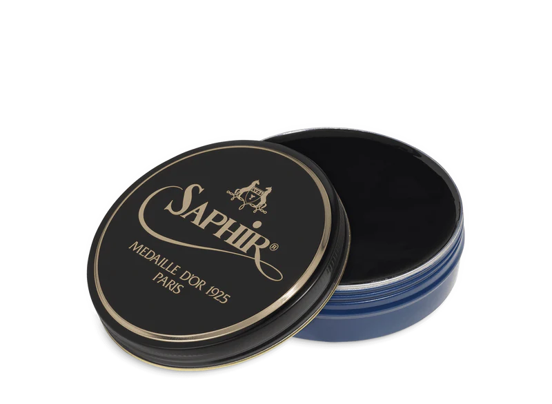 Saphir Pâte de Luxe 50 ml | Schoenwas voor glans donkerblauw