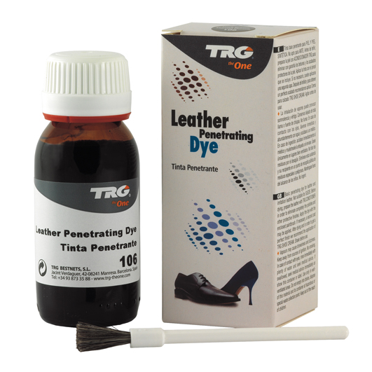 TRG Leather Penetrating Dye 50 ml | Leer verven donkerblauw detail