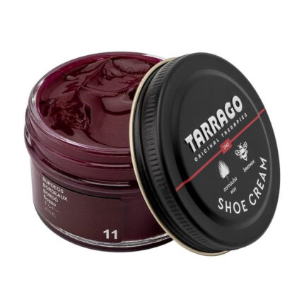 Tarrago schoencrème 50 ml | Schoenpoets glad leer bordeaux