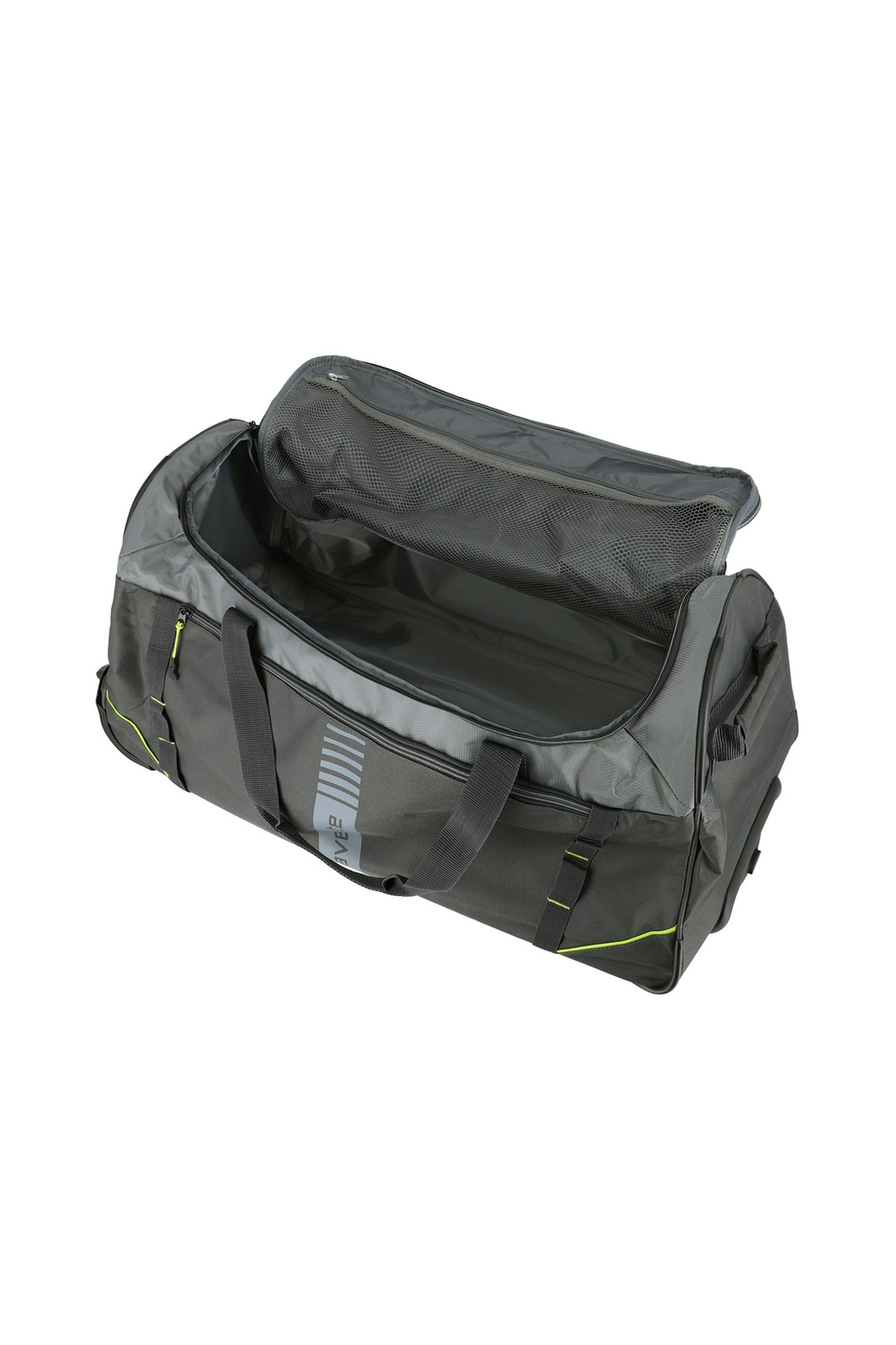 Travelite Basics Wheeled Duffle Active 86 liter | Reistas 96281 04 anthracite binnenkant