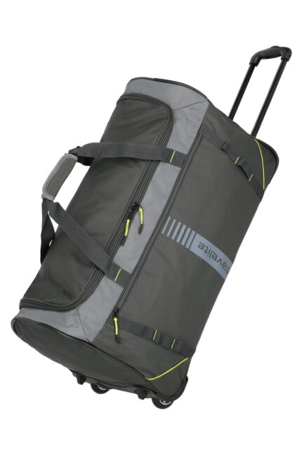 Travelite Basics Wheeled Duffle Active 86 liter | Reistas 96281 04 anthracite schuin