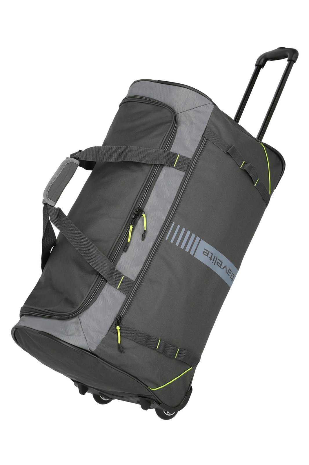 Travelite Basics Wheeled Duffle Active 86 liter | Reistas 96281 04 anthracite schuin