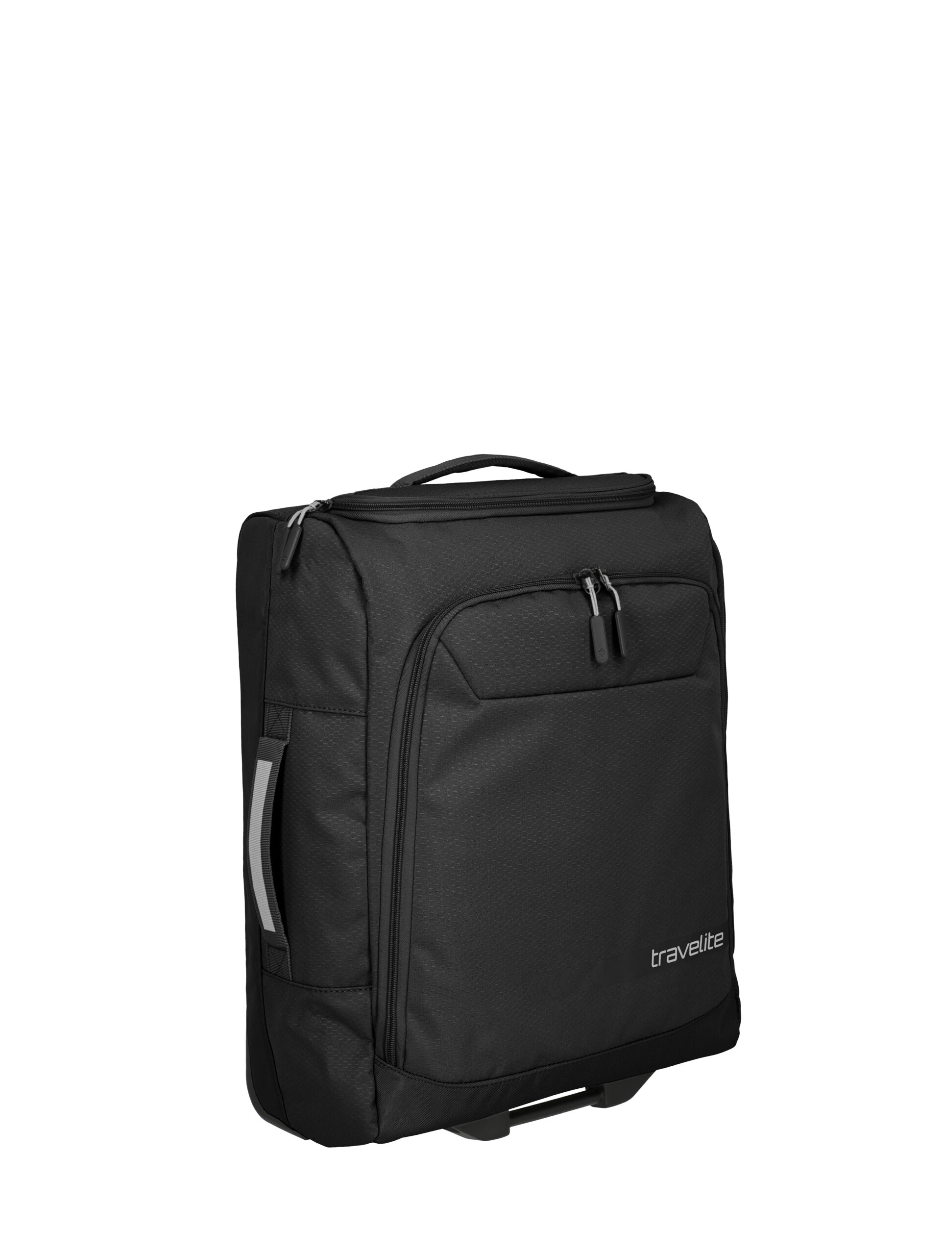 Travelite Kick Off Wheeled Duffle S 55 cm (reistas op wielen) zwart zijkant