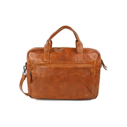 Bear Dani laptoptas (Cow-Lavato werktas 17.3 inch) - Cognac