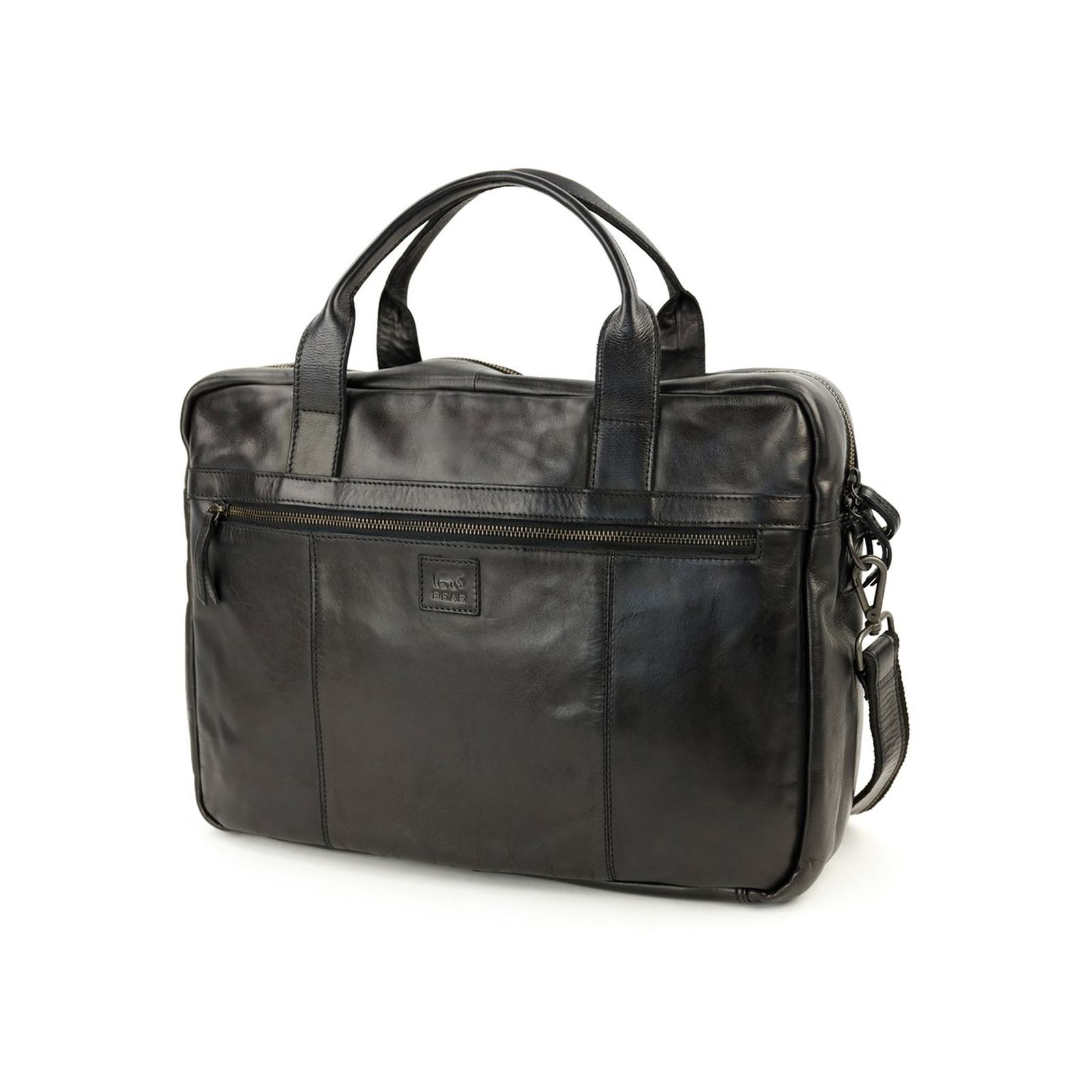 Bear Dani laptoptas (Cow-Lavato werktas 17.3 inch) - Zwart - Afbeelding 4