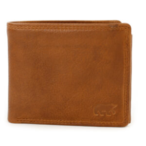 Bear Design Boaz leren billfold portemonnee cognac voorkant