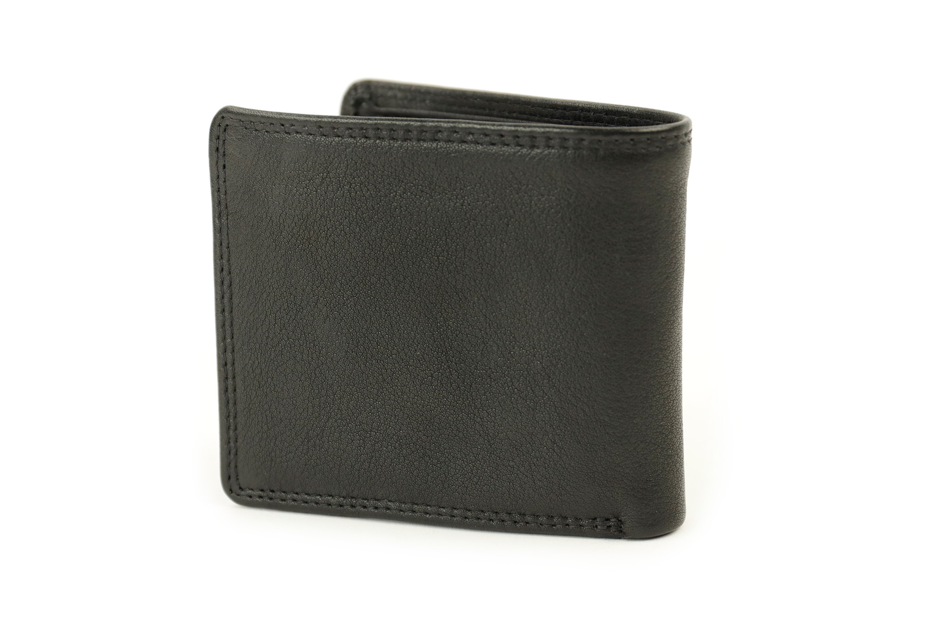 Bear Design Boaz leren billfold portemonnee zwart achterkant