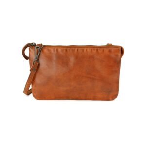 Bear Design Uma Cow Lavato Clutch | CL30996 cognac voorkant