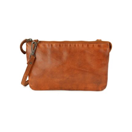 Bear Design Uma Cow Lavato Clutch | CL30996 cognac voorkant