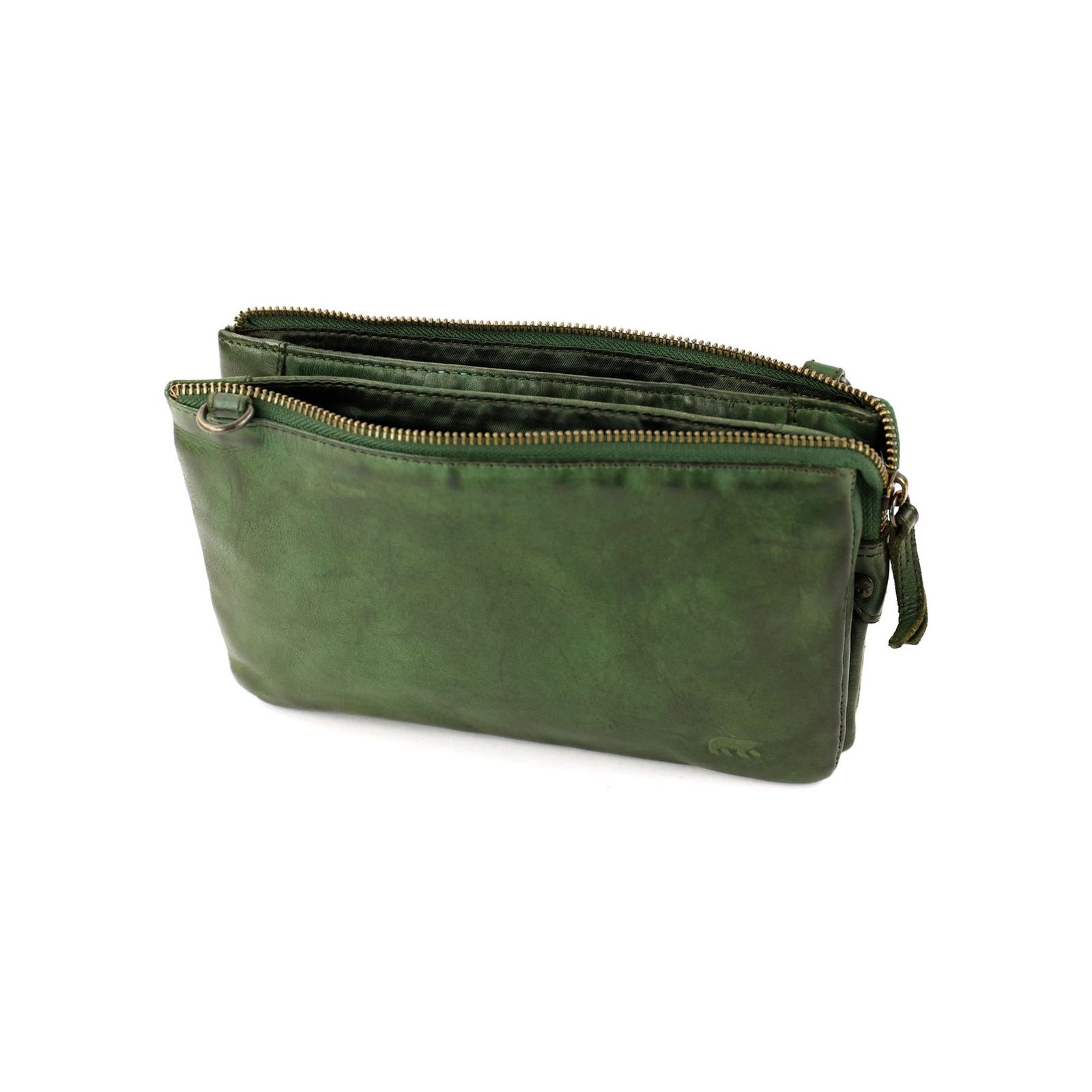 Bear Design Uma Cow Lavato Clutch | CL30996 groen open