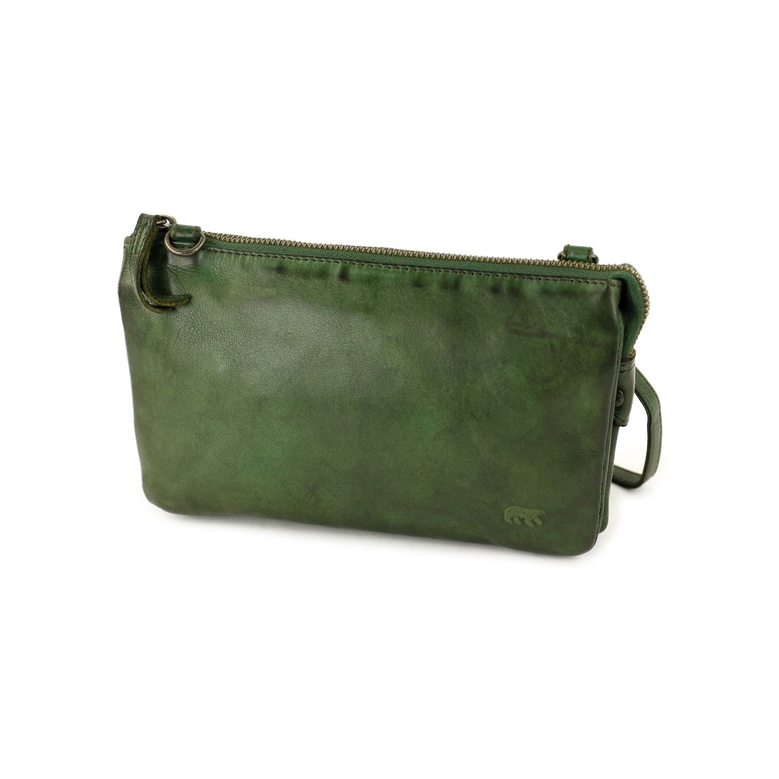 Bear Design Uma Cow Lavato Clutch | CL30996 groen schuin