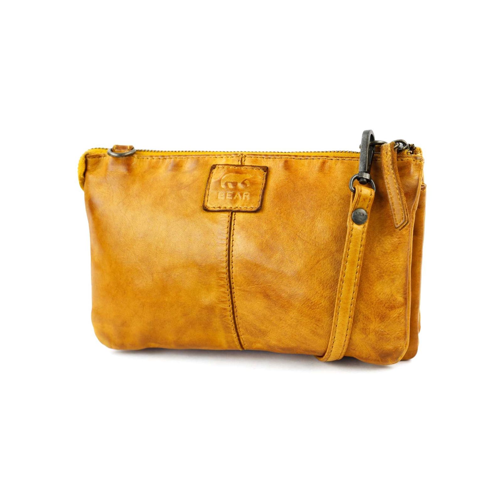 Bear Design Uma Cow Lavato Clutch | CL30996 yellow achterkant