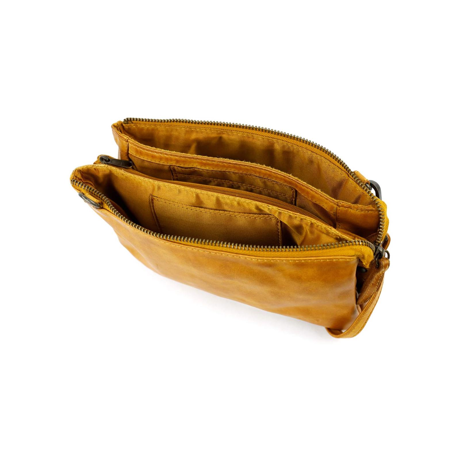 Bear Design Uma Cow Lavato Clutch | CL30996 yellow open