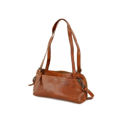 Bear Design Daphne schoudertas (leren schoudertas / crossbody) - Cognac
