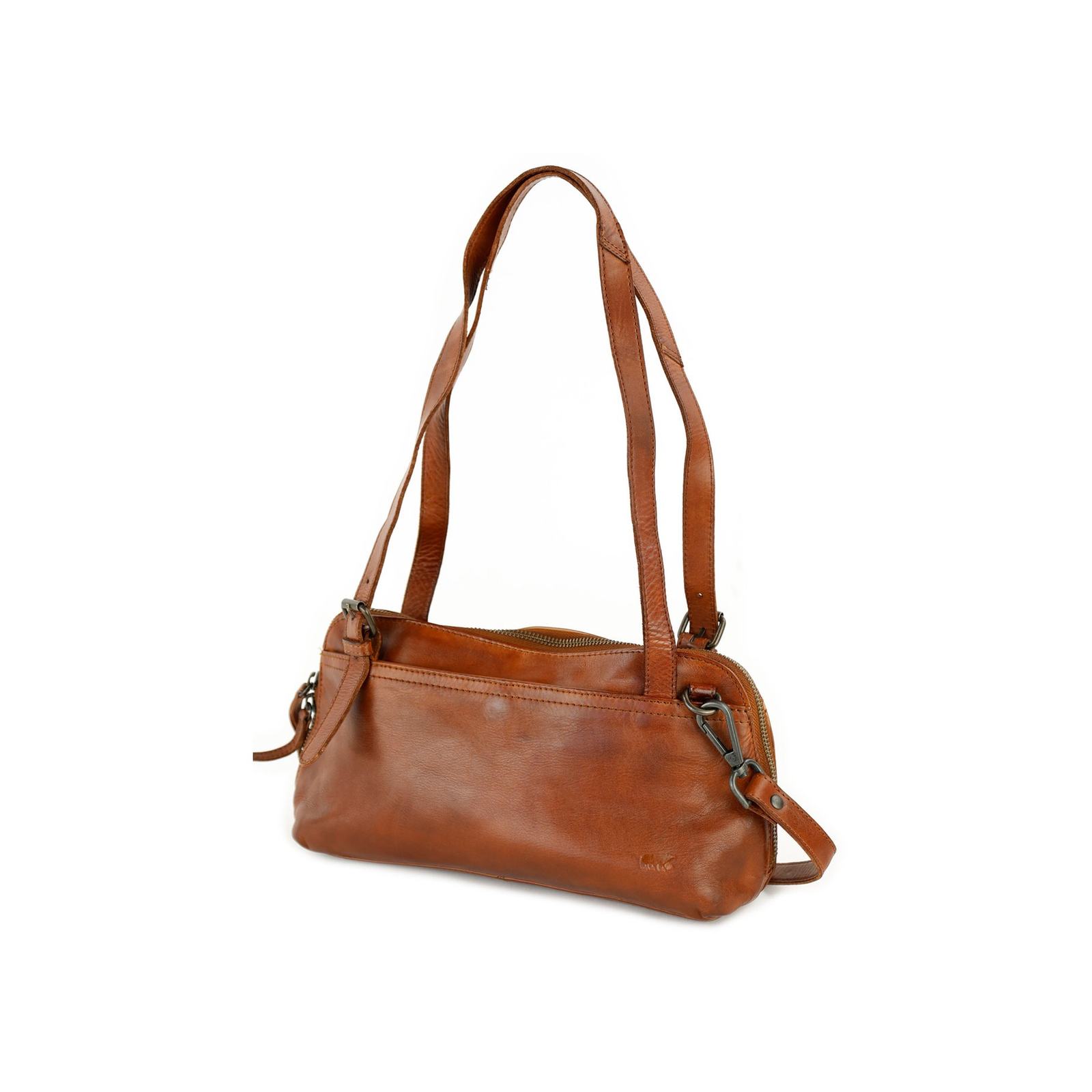 Bear Design Daphne schoudertas (leren schoudertas / crossbody) - Cognac