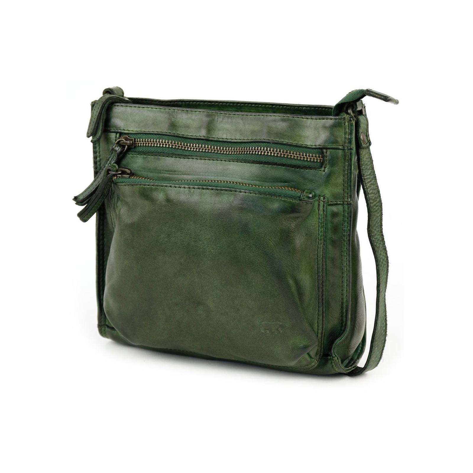 Bear Design Davita schoudertas (leren schoudertas) - Green