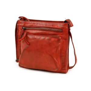Bear Design Davita leren schoudertas | CL42427 rood