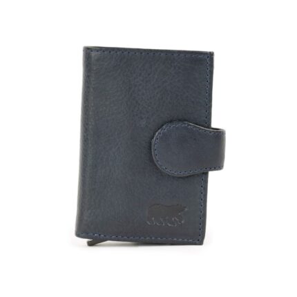 Bear Design Evie CP6813 Pasjeshouder (met muntgeld klepvakje) - Blue