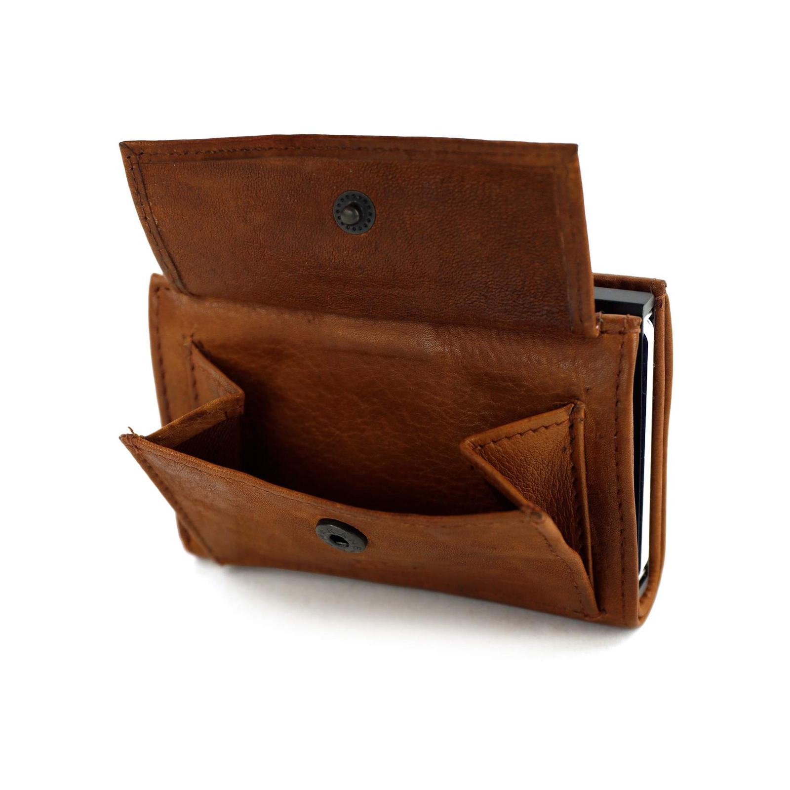 Bear Design Evie CP6813 Pasjeshouder (met muntgeld klepvakje) - Cognac - Afbeelding 6