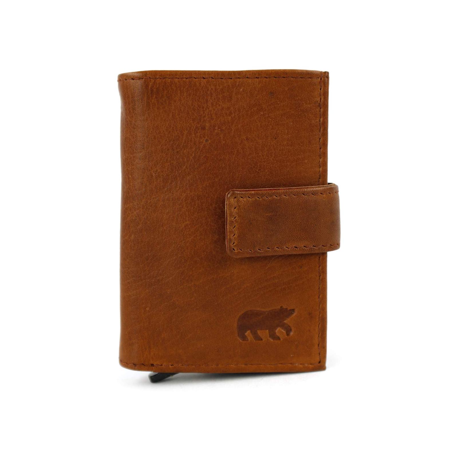 Bear Design Evie CP6813 Pasjeshouder (met muntgeld klepvakje) - Cognac - Afbeelding 2