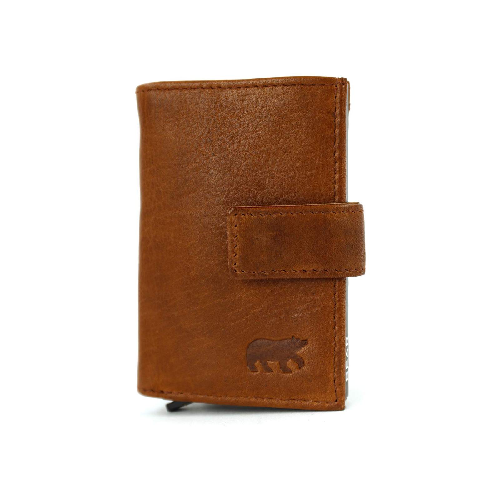 Bear Design Evie CP6813 Pasjeshouder (met muntgeld klepvakje) - Cognac - Afbeelding 3