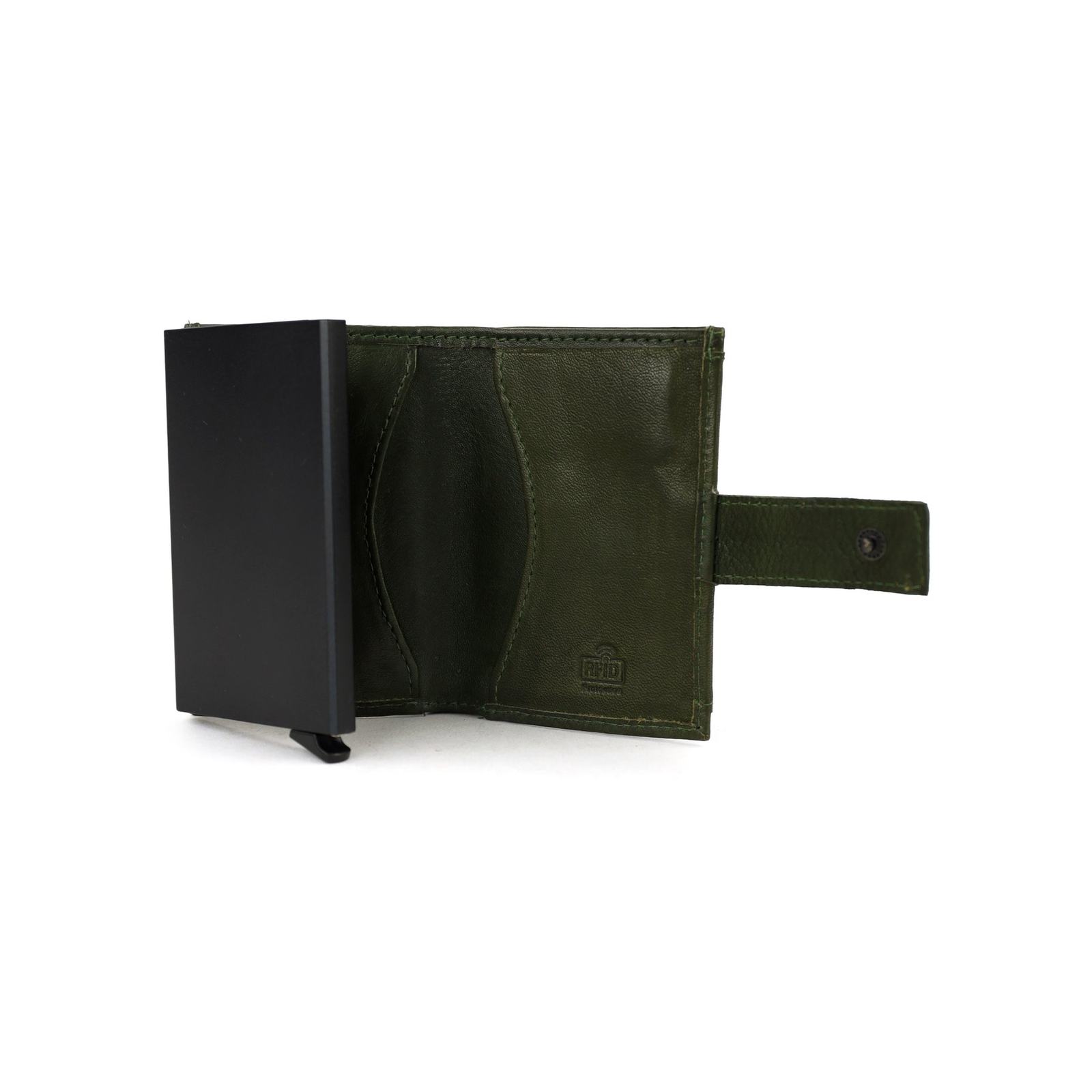 Bear Design Evie CP6813 Pasjeshouder (met muntgeld klepvakje) - Green - Afbeelding 4